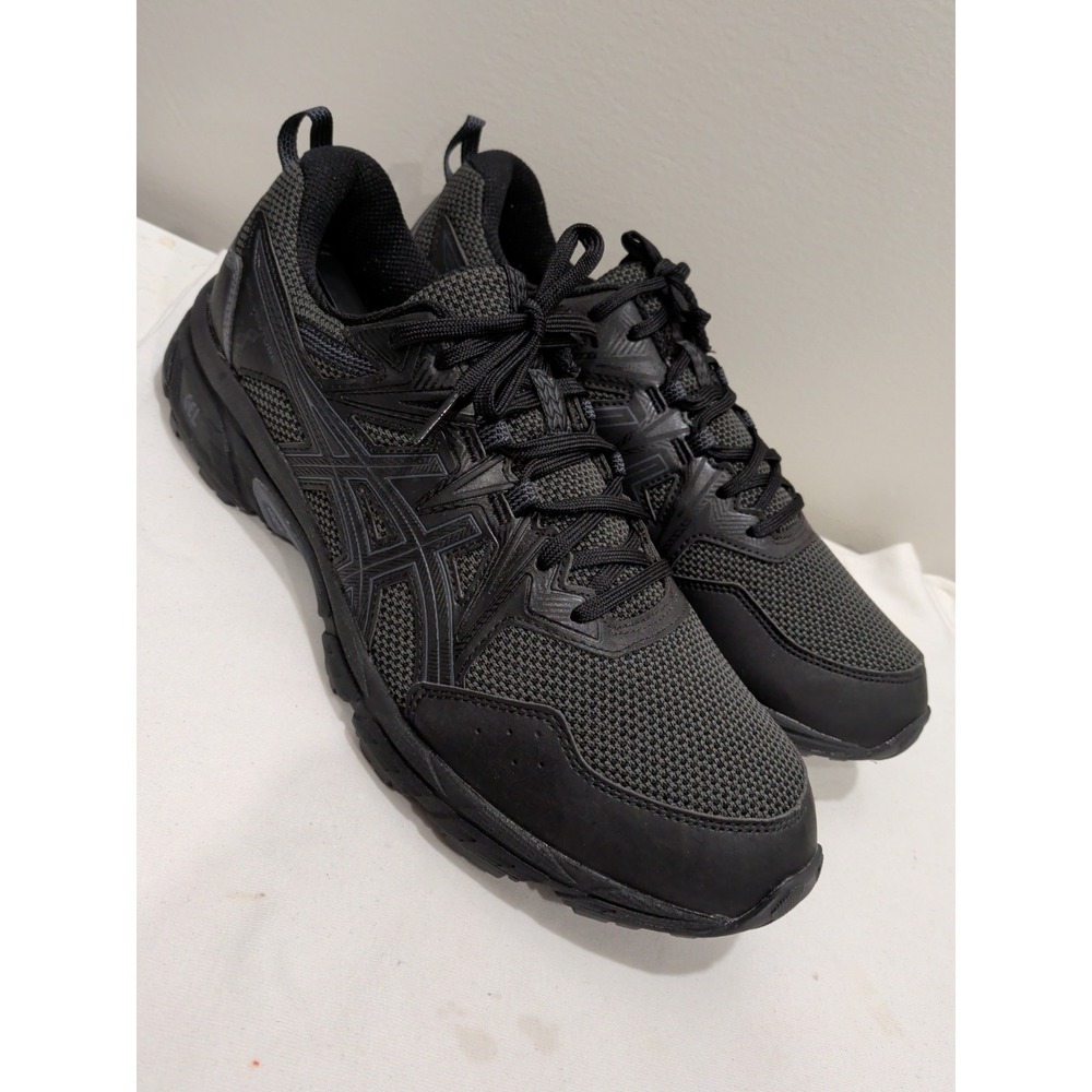 Asics Gel-Venture 8 Trail Running Shoe Mens 10.5 Black 1011B395